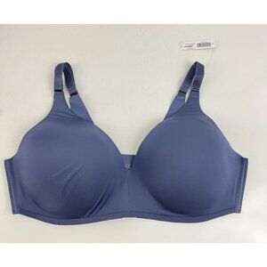 Soma 40C Vanishing 360 Perfect Coverage Wireless Bra Night Shadow Blue